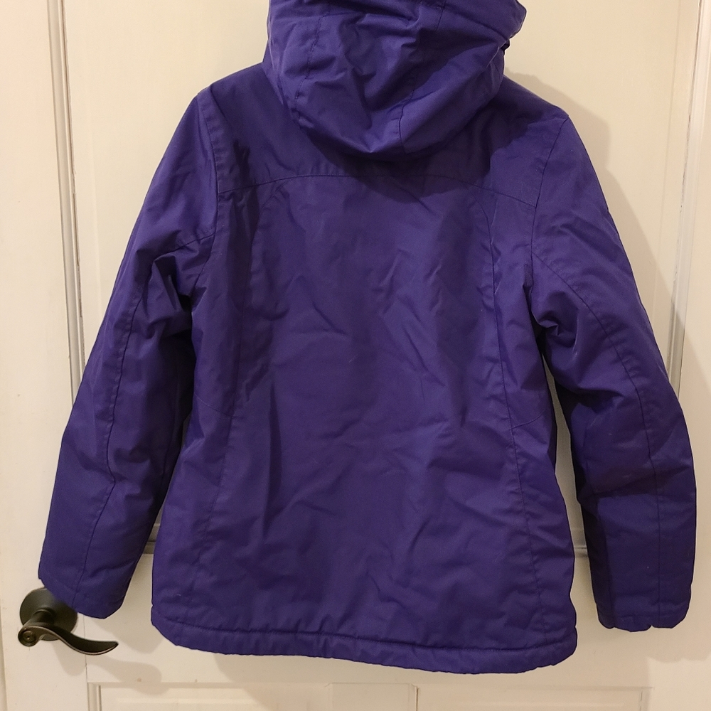 Women's size XS Lands End winter jacket. Purple. - Picture 2 of 6